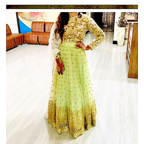 Designer Anisha Shetty Lehenga - Picture 13 of 14